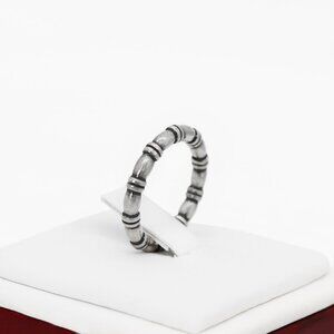 PANDORA 925 Silver Bamboo Ring